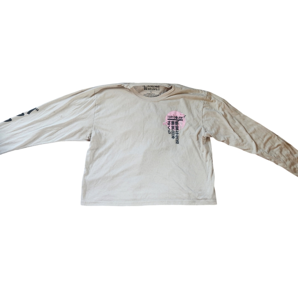 Cherry blossom long sleeve shirt